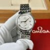 Omega De Ville Prestige Power Reserve Replica Watch White Dial Metal Wire 39.5mm