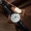 Omega De Ville Prestige Power Reserve Replica 11 Watches White Dial Leather Strap 39.5mm