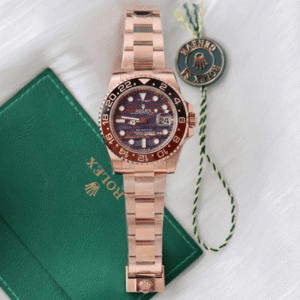 Rolex GMT-Master II 126715CHNR Rose Gold Plated Tiger Eye Dial 40mm